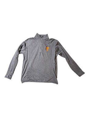 Levelwear Tennessee Volunteers Vols 1/4 Zip Pullover Sweatshirt Mens S Gray